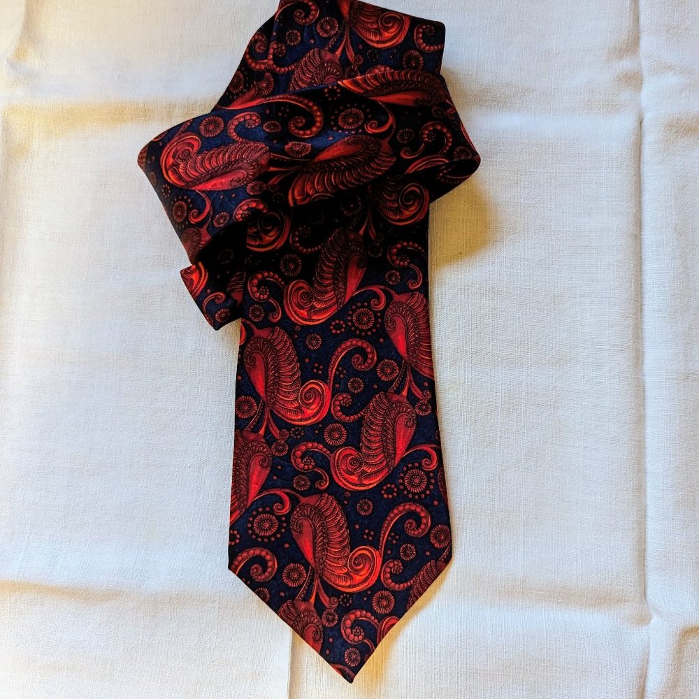 LANVIN PARIS TIE 100% SILK MADE IN FRANCE